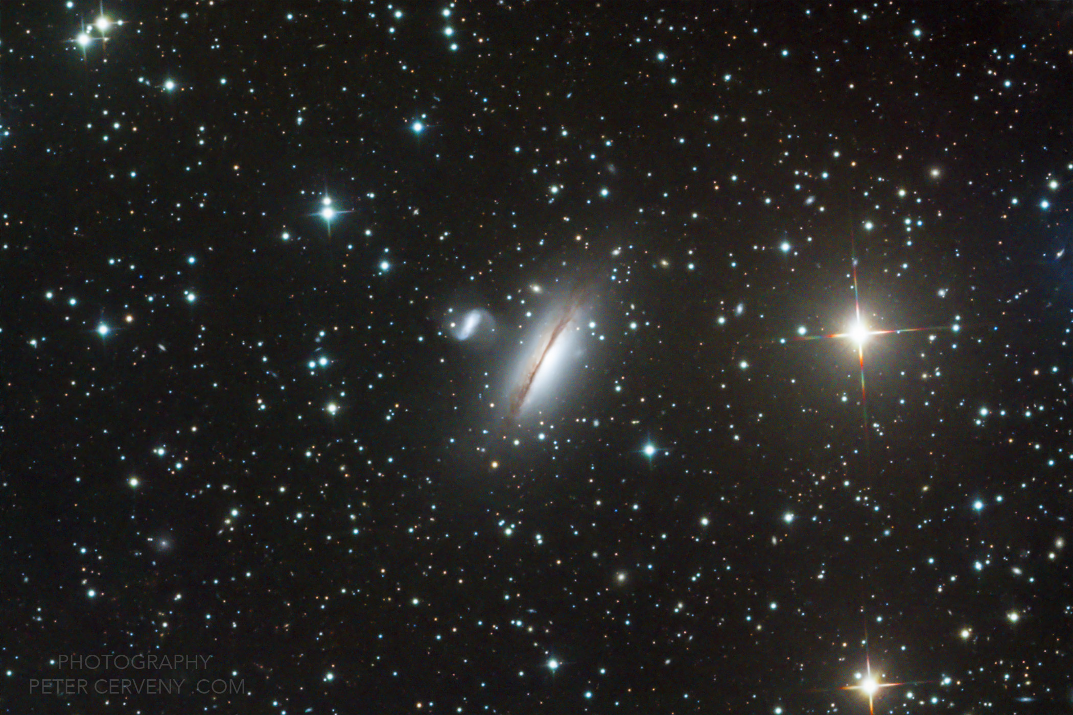 NGC3628 Hamburger Galaxy