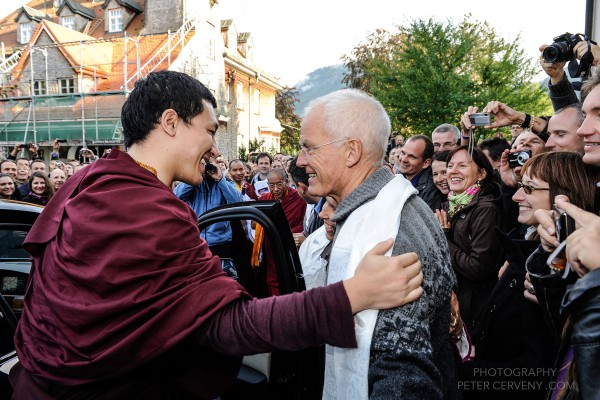 8.Karmapa-Retreat | H.H.17.Gyalwa Karmapa welcomed by Lama Ole at Europe Center / Germany 8.Karmapa-Retreat | H.H.17.Gyalwa Karmapa welcomed by Lama Ole at Europe Center / Germany